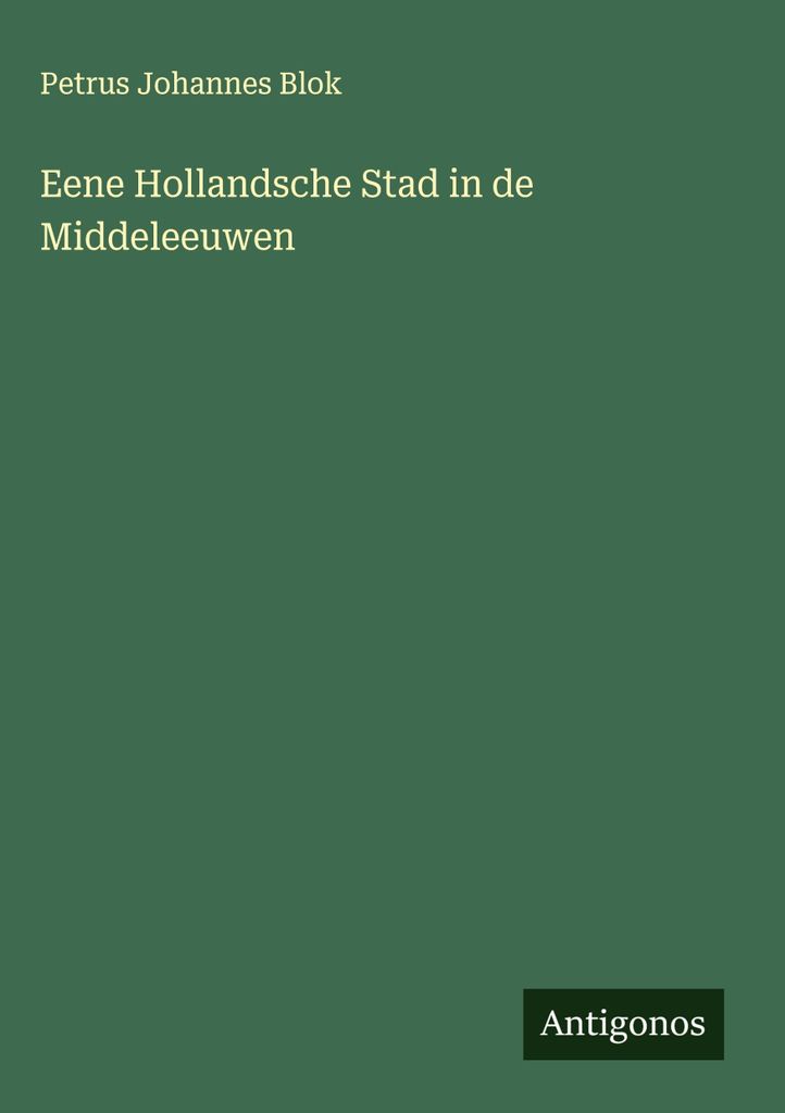 Eine niederländische Stadt im Mittelalter