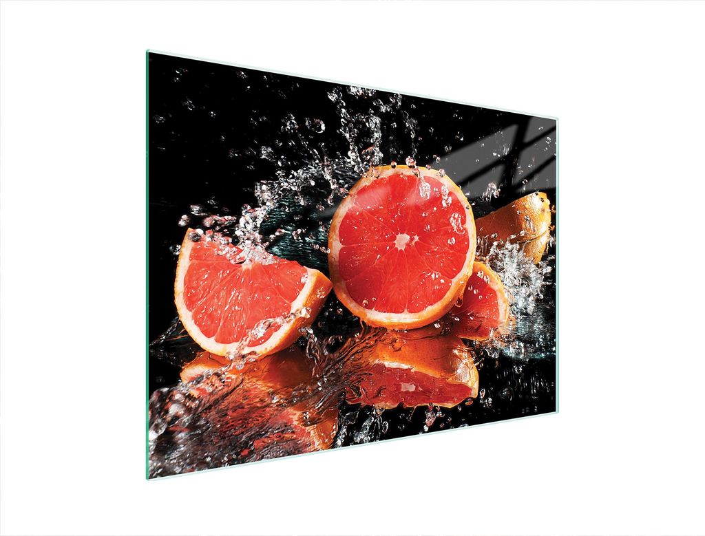 Glasschneidebrett 40x30 Grapefruit