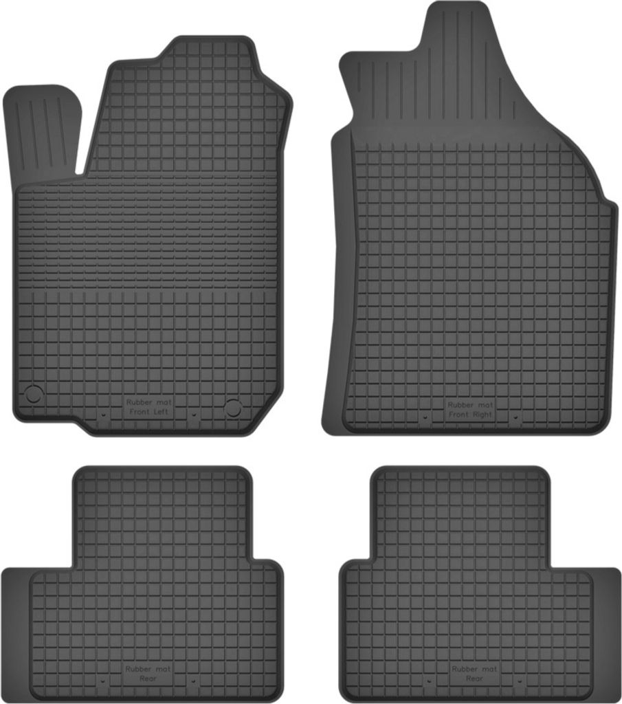 Gummifußmatten 4er Set, universell für: MG ZS EV LF Crossover (2019-)