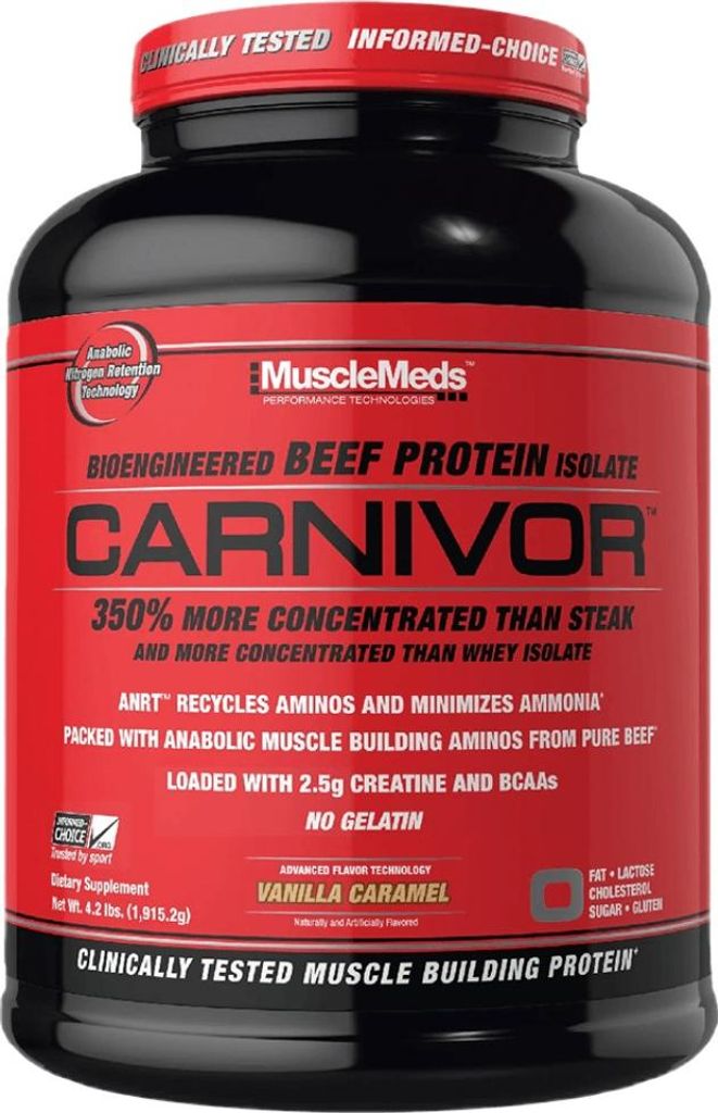 MuscleMeds Carnivor Vanille-Karamell-Geschmack 1915 g Produktbild 