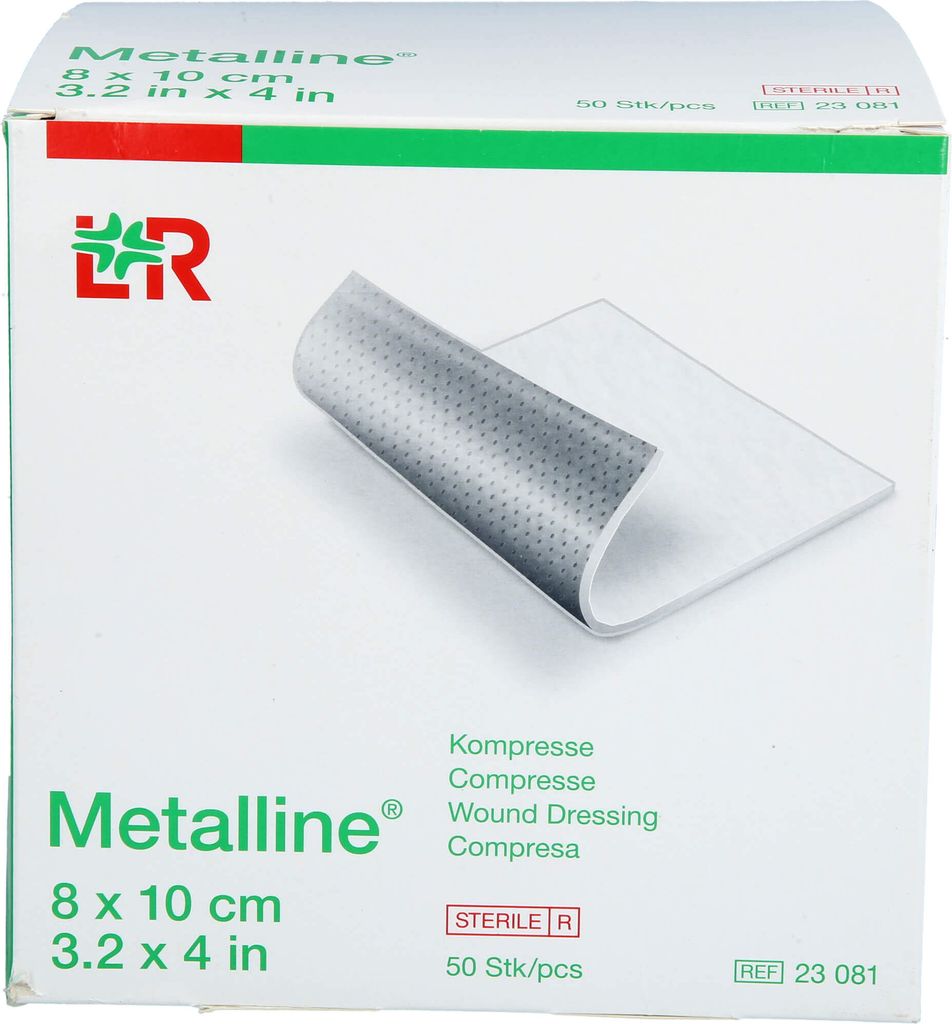Metalline Kompressen steril, 50 St KOM Produktbild 