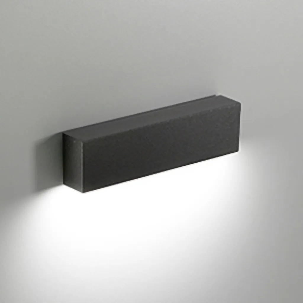 Luminaire extérieur LED applique rectangulaire moderne pour jardin IP65