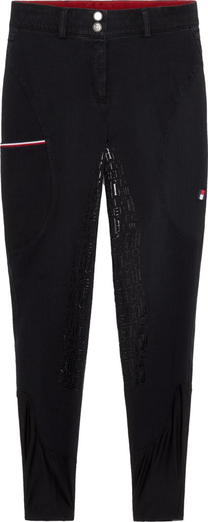 Tommy Hilfiger Damen Reithose ST. TROPEZ Vollbesatz BLACK HW23, Größe:S