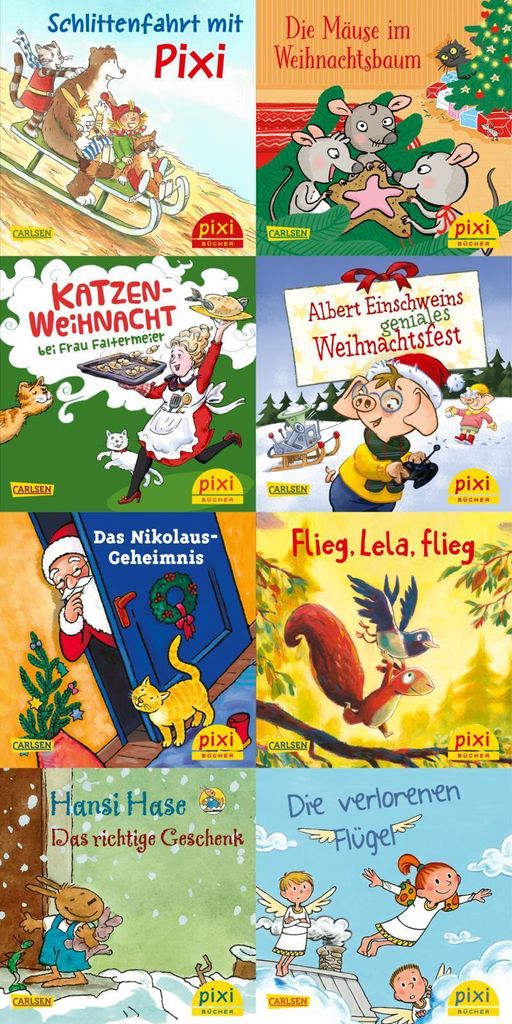 Pixi-Weihnachts-8er-Set 36: Weihnachtszeit mit Pixi (8x1 Produktbild 