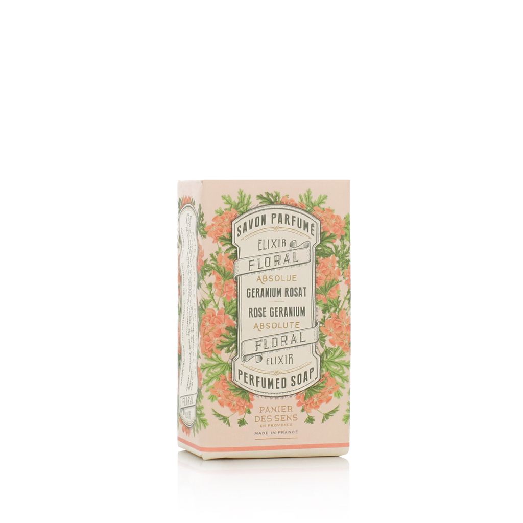 Panier des Sens Rose Géranium Extra-Gentle Vegetable Soap 150 g W