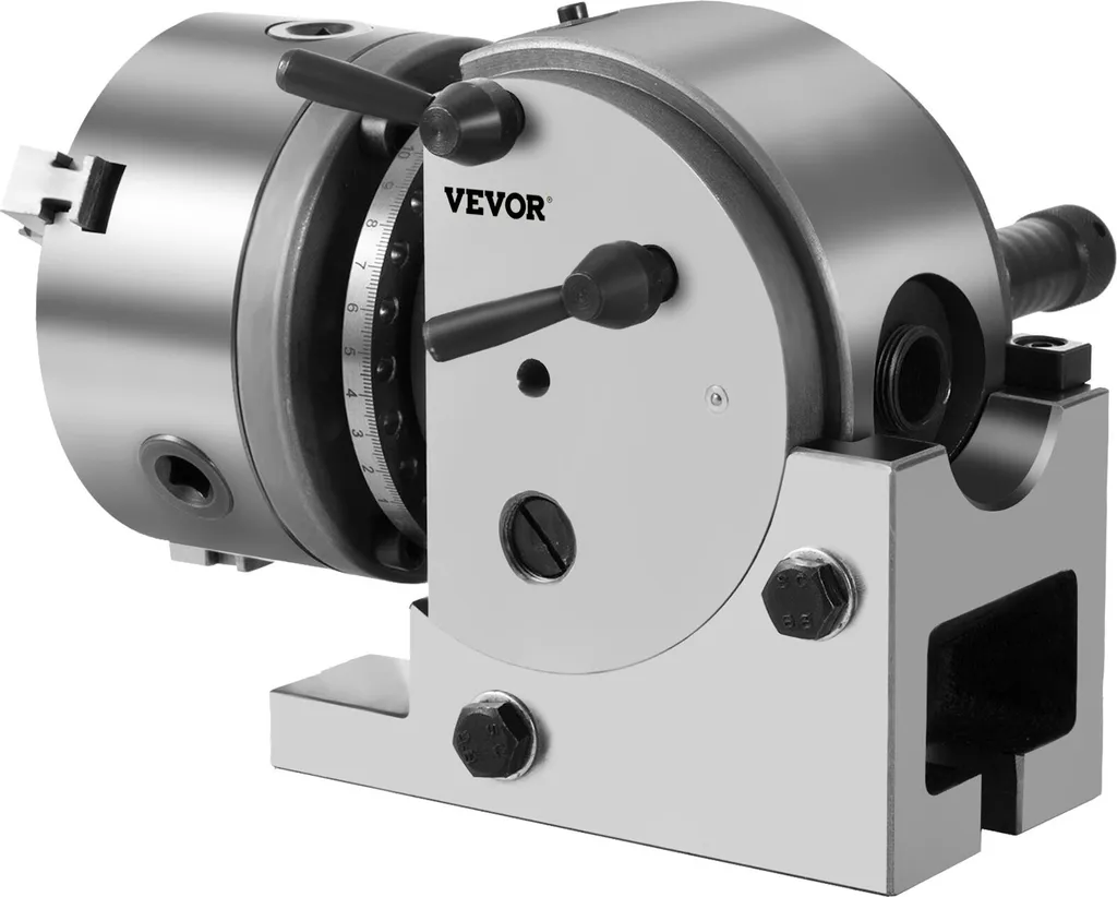 Diviseur avec mandrin à mors MT2 et table rotative indexable de 100mm - 10