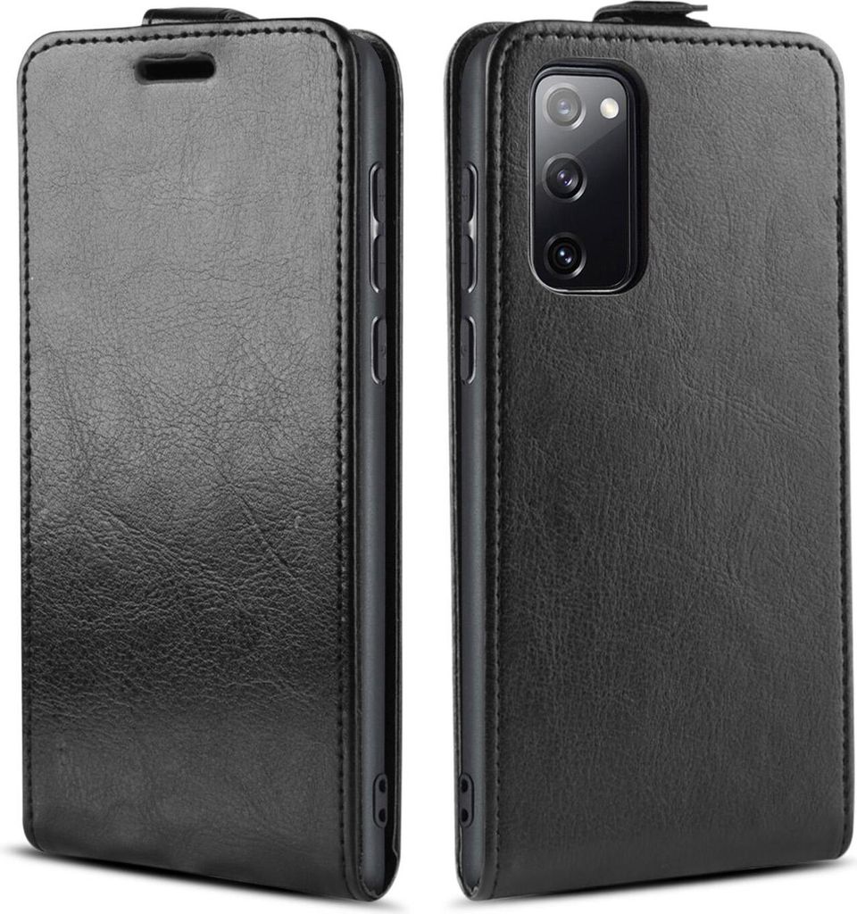 Handy Hülle für Samsung Galaxy S20 FE Magnet Cover Case Klapphülle Schutzhülle Farbe: Schwarz