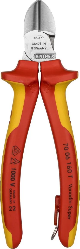 KNIPEX Frese Diagonali Isolate VDE 160 mm - Serie Professionale 70 06
