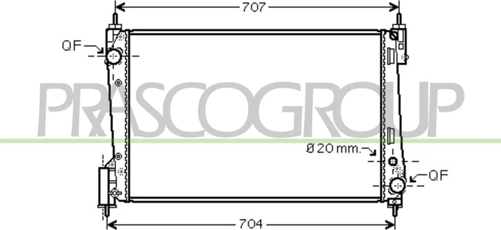 Remplacer votre radiateur Corsa D S07 - Modèle PRASCO 1300296 Fiable