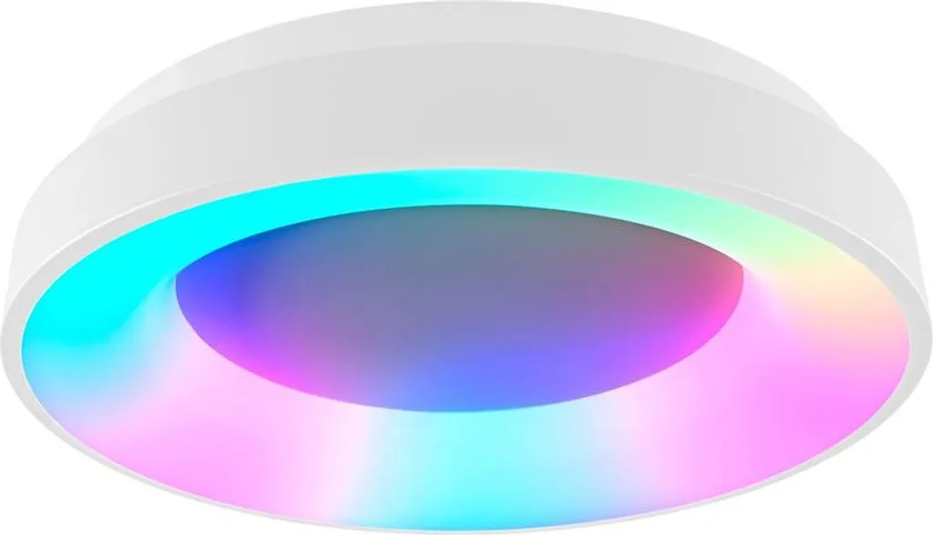 Plafonnier LED Rond Blanc 72W RGB avec Télécommande et Couleur Variable - 2