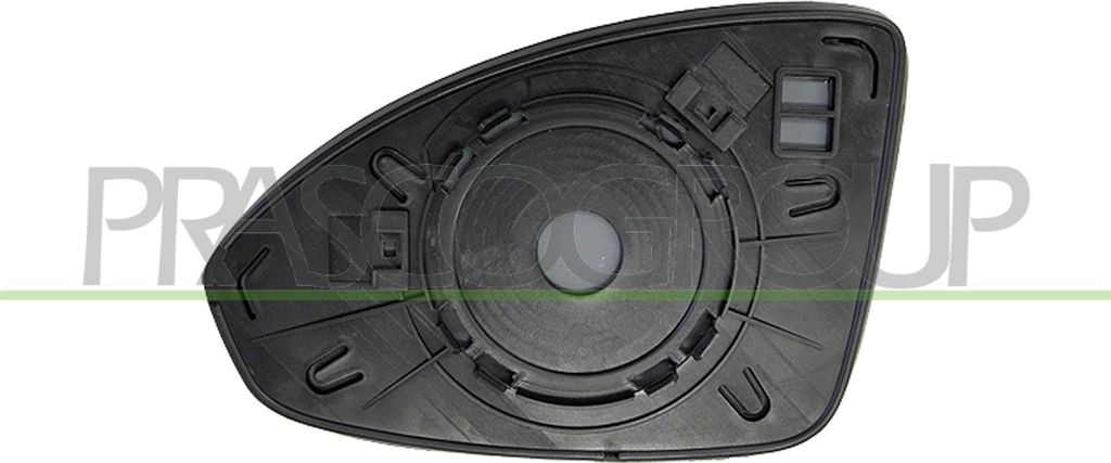 PRASCO Spiegelglas Außenspiegel Rechts für CHEVROLET CRUZE (J300) Konvex DW0407503