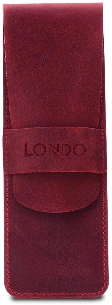 Pochette de rangement A5 en cuir rouge pour voyage et réunion d'affaires