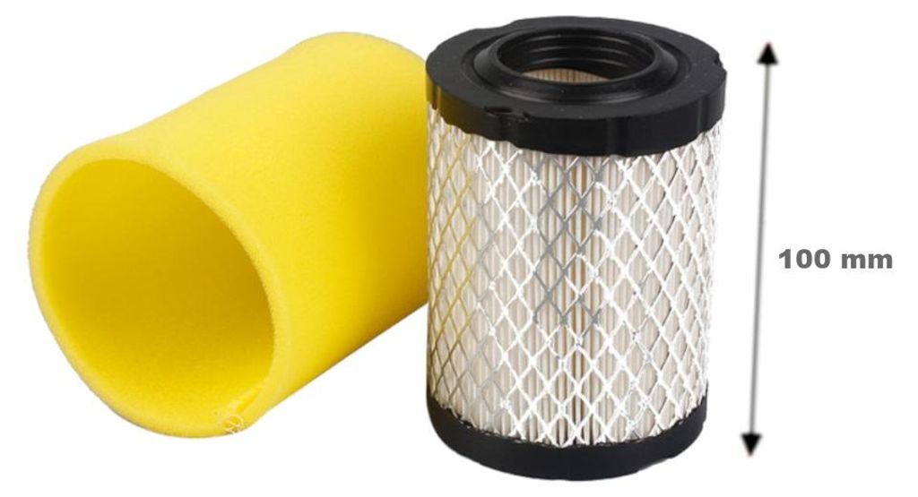 Trade-Shop Luftfilter inkl. Schaumfilter kompatibel mit Briggs & Stratton 215802, 215805, 215807, 215800, 217800, 217900, 219800, 219900, 21B800