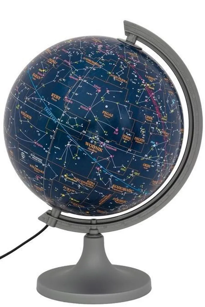 Mappemonde lumineuse rotative 25 cm - Globe terrestre design et astral