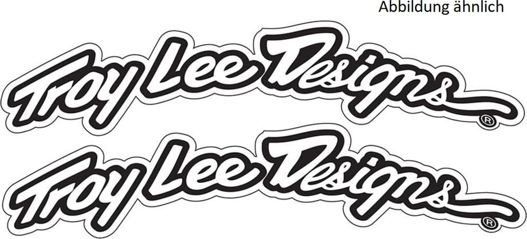 Troy Lee Designs Signature Decal, blue, 8"
