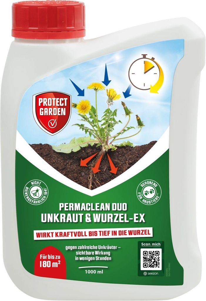 Protect Garden Permaclean Duo Unkraut & Wurzel-Ex 1 L Produktbild 