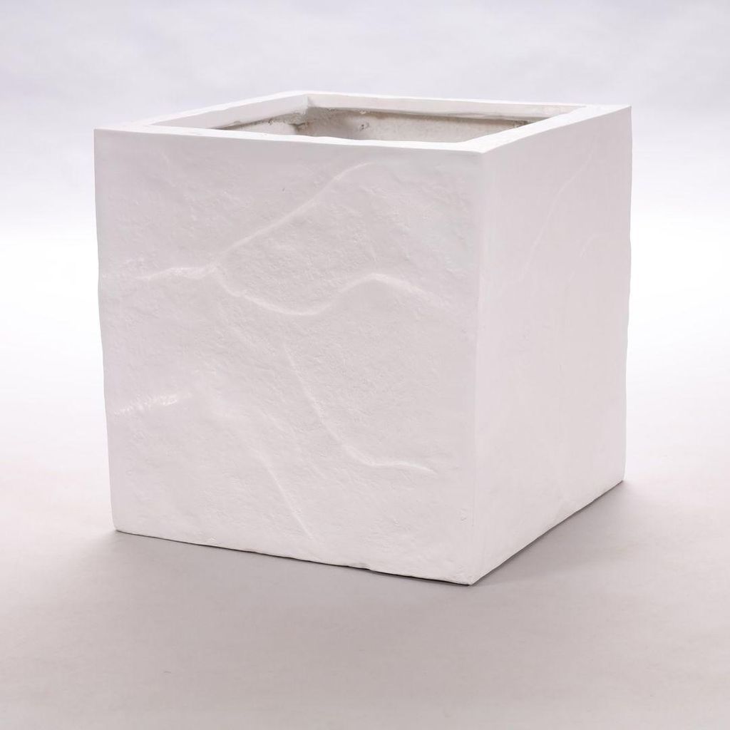 Elegant Einrichten | Pflanzkübel | Fiberglas | Stein-Optik Produktbild 