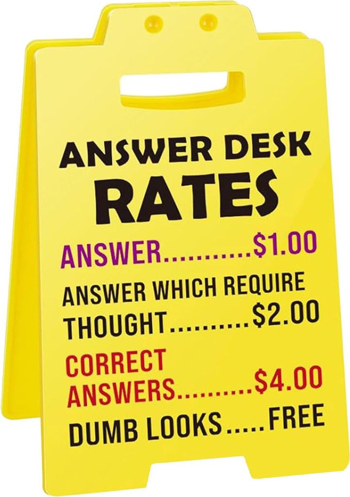 Streich-Schreibtisch-Vorsichtsschild, robustes Kunststoff-Desktop-Warnschild, Home-Office-Schreibtisch, Mini-Tischschild, Dekoration, Ornament, Sch...