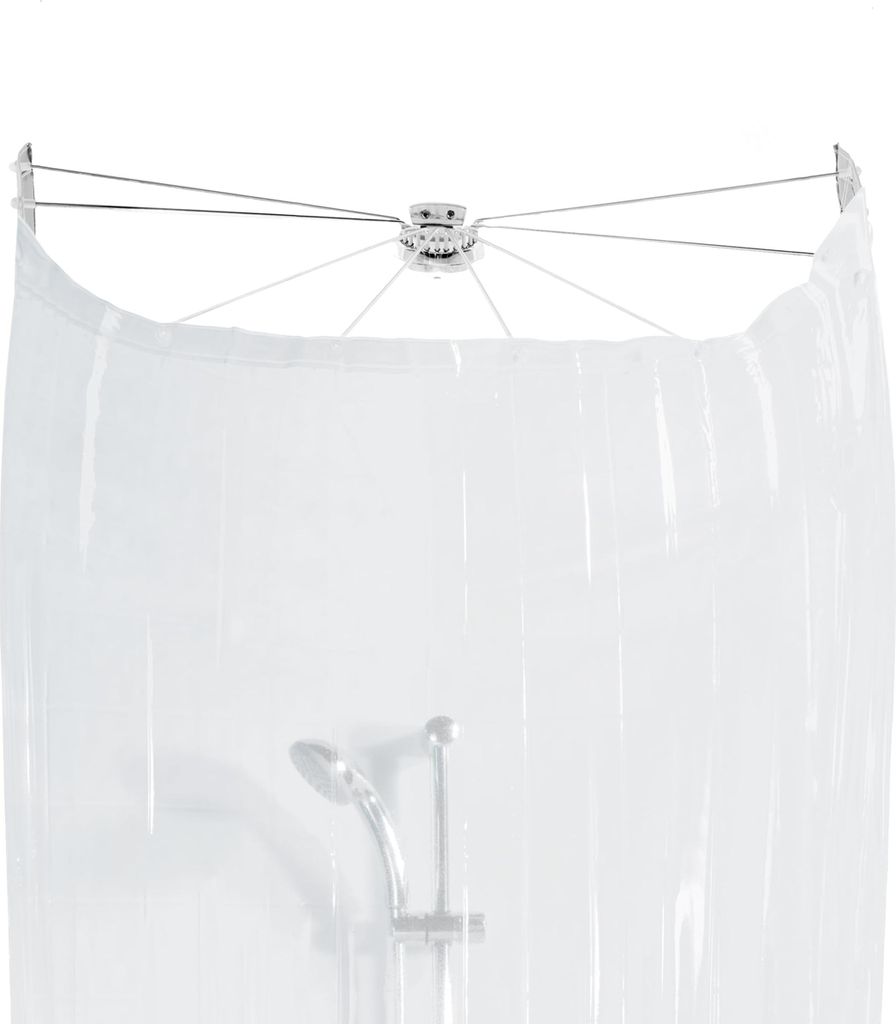 Kollektion armloser Duschvorhänge, 200 x 170 cm, weiß