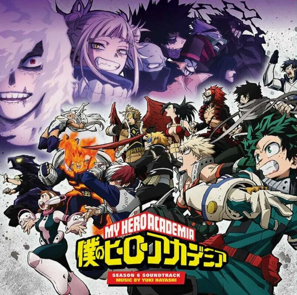 Double LP My Hero Academia Saison 6 de Yuki Hayashi Coloris Vert