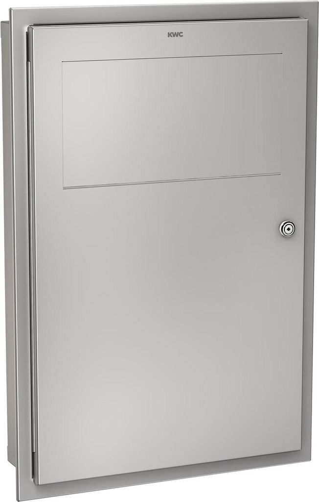 KWC AR Abfallbehälter, RODAN, Edelstahl, 395x580x110 mm, Unterputz, ca. 16 l