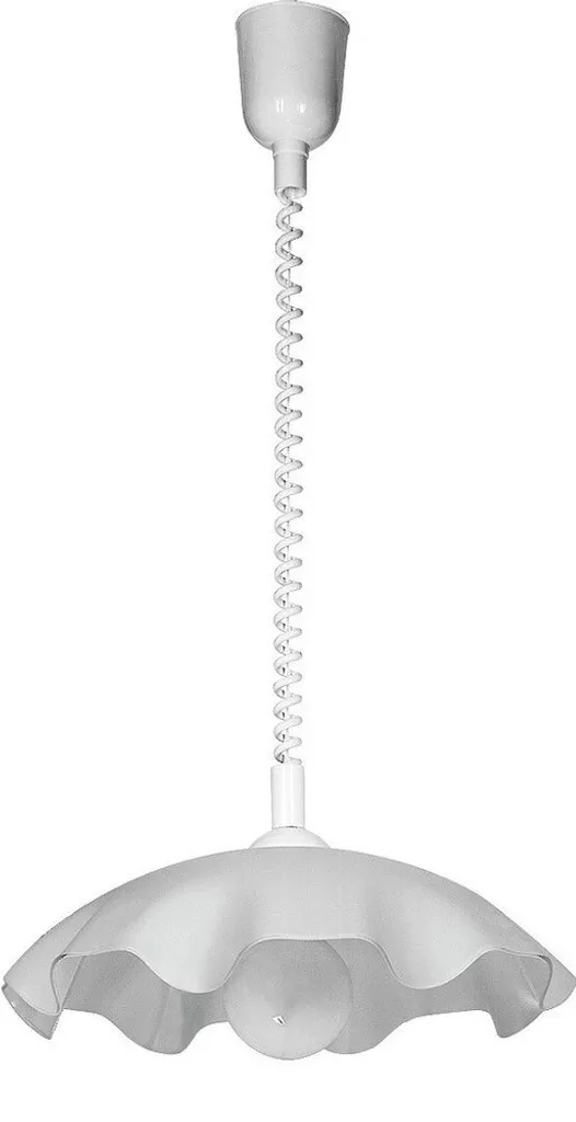Suspension Smerlato Blanche Classique 420mm Rabalux 4675 Métal E27