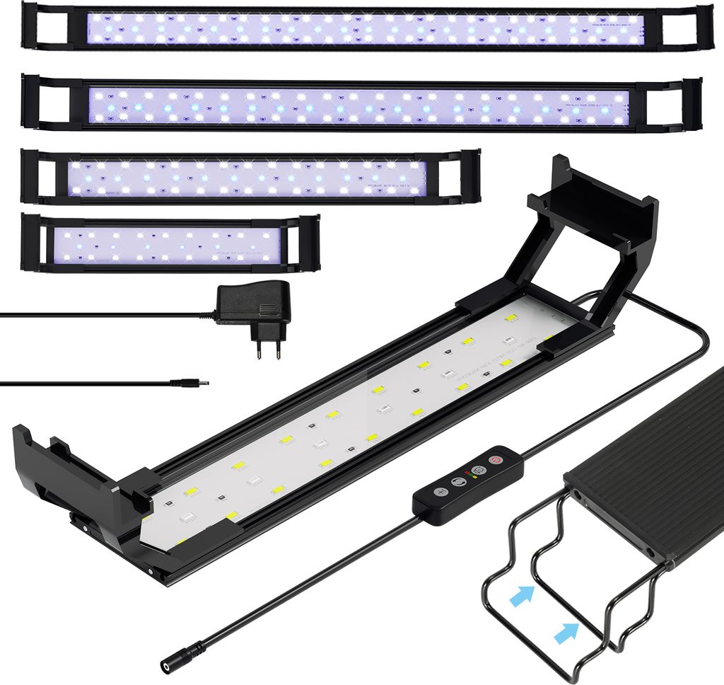 Peviasot 90-110cm LED Aquarium Licht Lampe Süßwasserfische Vollspektrum