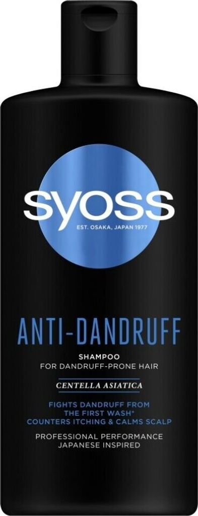 SYOSS, Haarshampoo, 440 ml, Anti-Schuppen, 90 % natürlichen Produktbild 