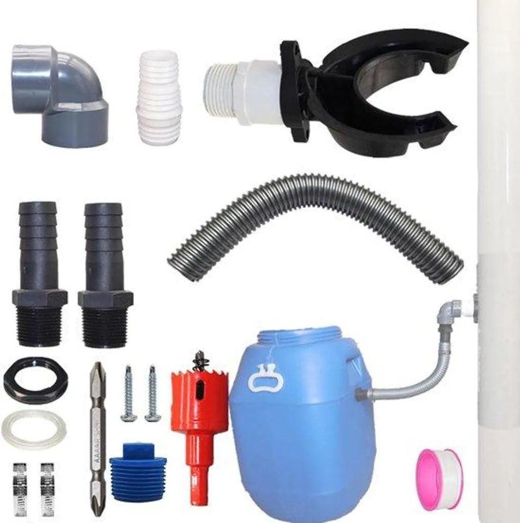 Collecteur d'eau de pluie Ø 70-110 mm - Gestion efficace de l'eau