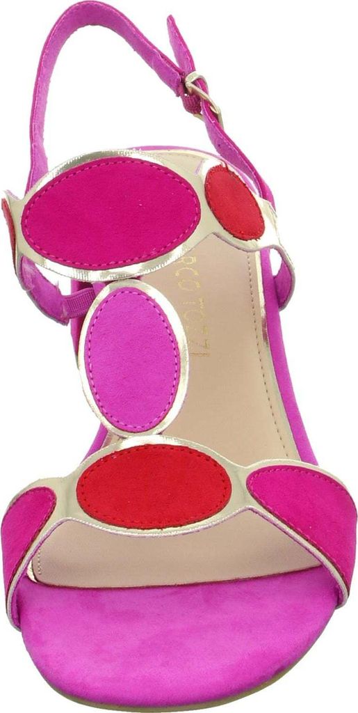MARCO TOZZI Damen Sandale Textil Sandalette Metallic Produktbild 8