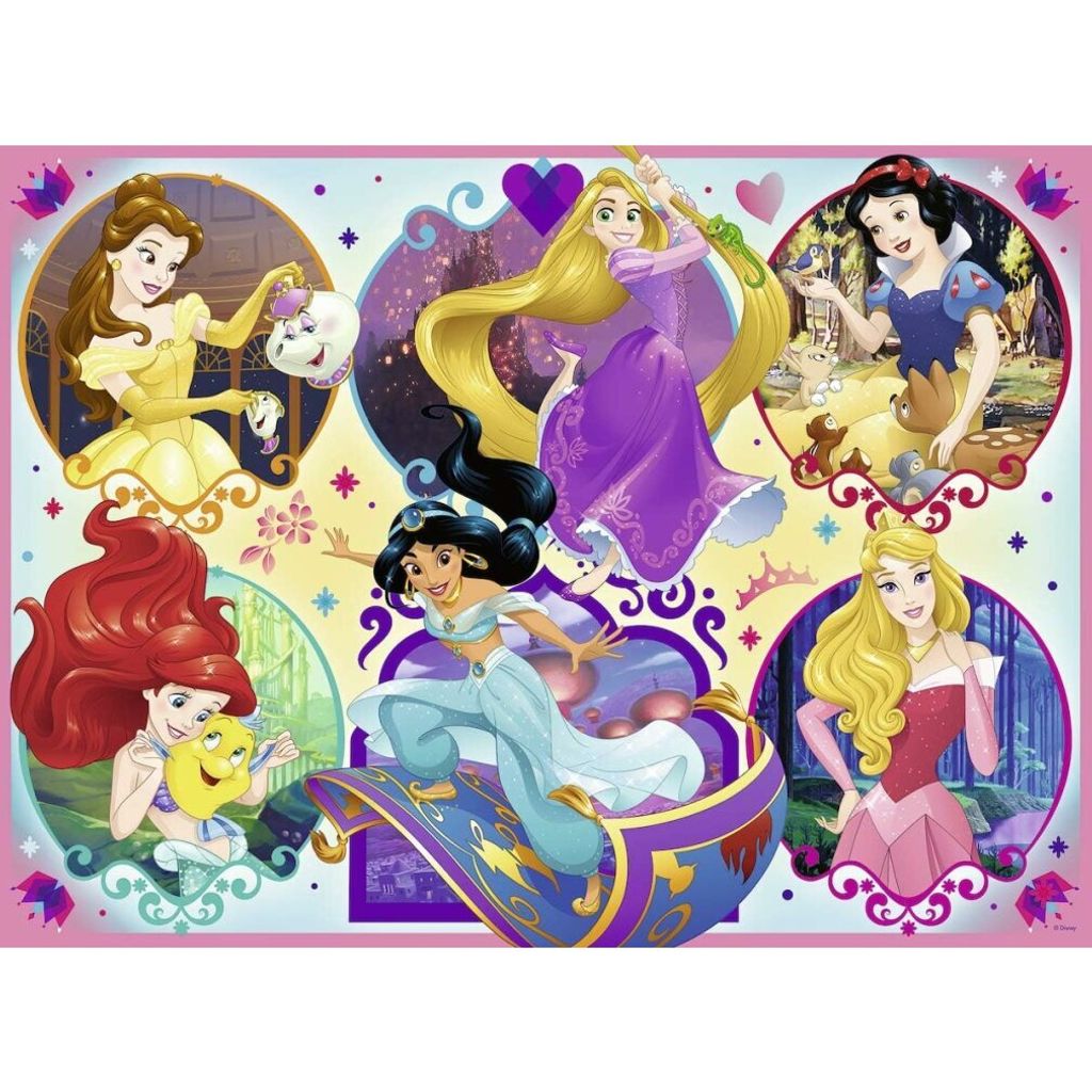 RAVENSBURGER Disney Prinzessinnen Puzzle: Sei stark, sei dein XXL 100 Teile