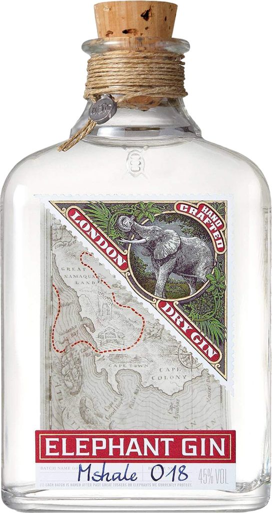 Elephant London Dry Gin | 45 % vol | 0,5 l