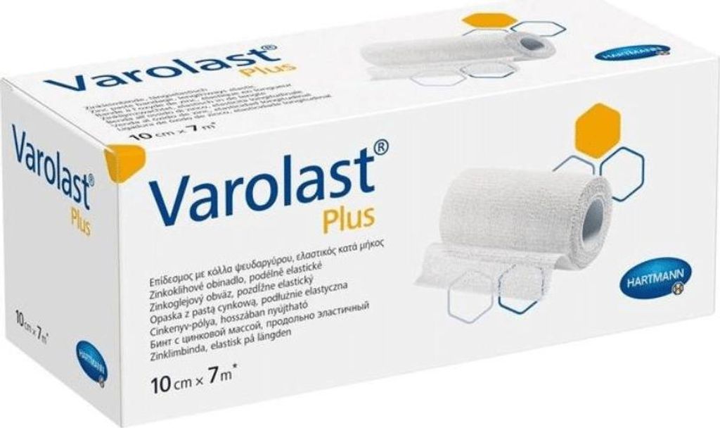 VAROLAST Plus Zinkleimbinde 10 cmx7 m Produktbild 