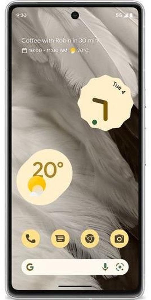 Google Pixel 7 5G 128GB 8GB RAM Dual Weiß EU Produktbild 