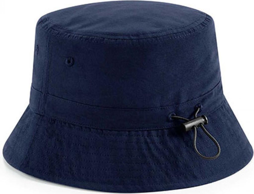Beechfield B84R | Recycled Polyester Bucket Hat elastischer Kordelzug - Farbe: French Navy - Größe: L/XL