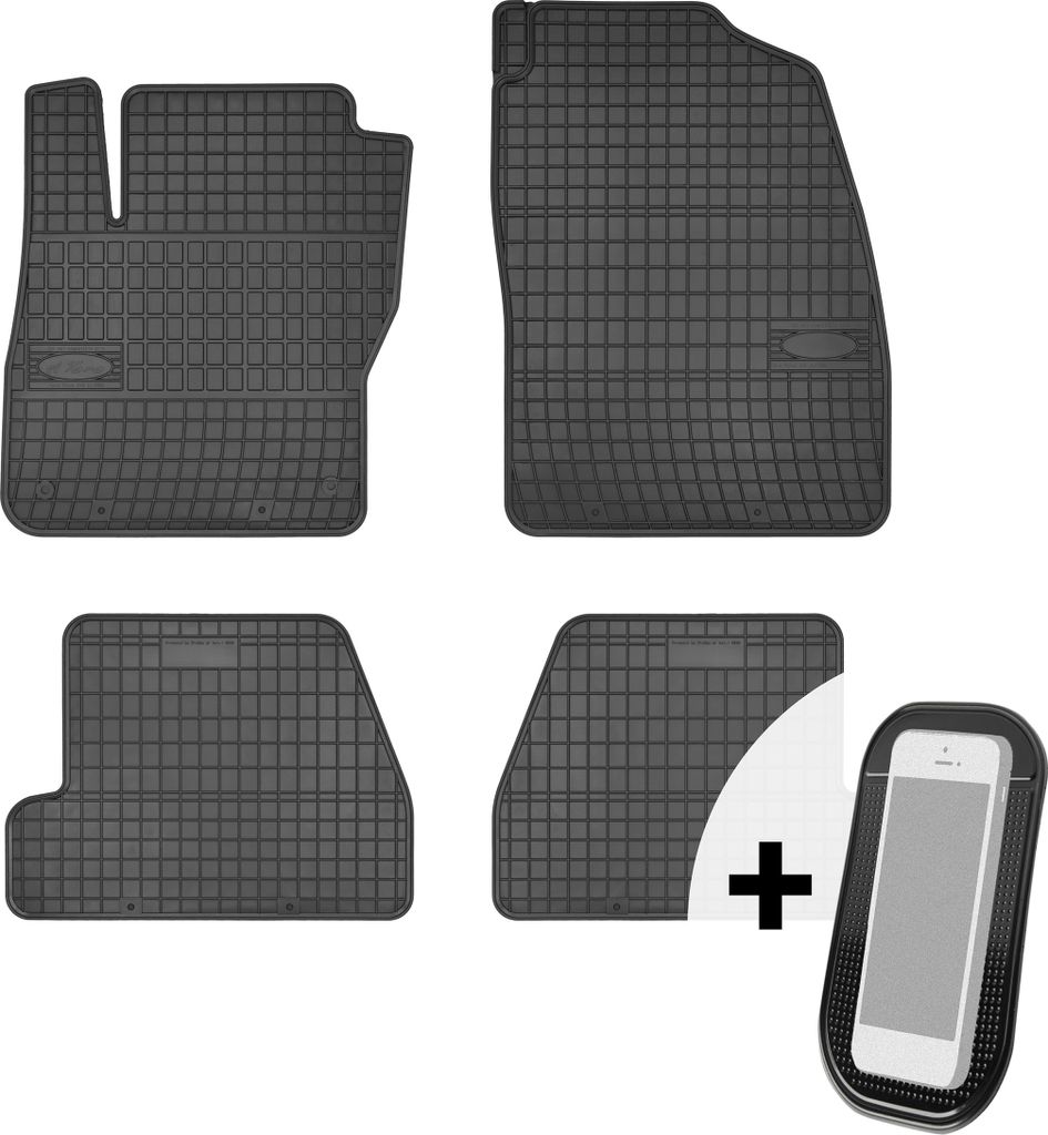 Gummimatten Auto Fußmatten Automatten Passgenau 4-teilig Set - passend für Ford Focus Mk3 2010-2018