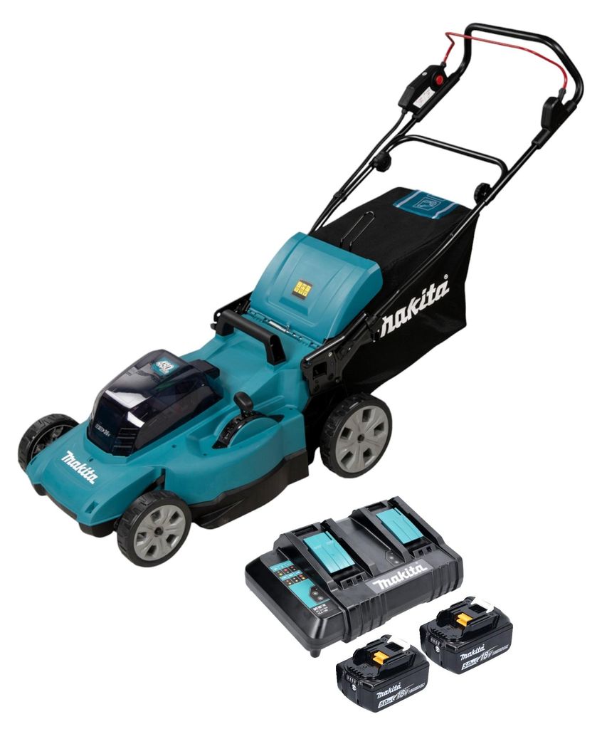 Makita DLM 480 CT2 Akku Rasenmäher 36 V ( 2x 18 V ) 48 cm Produktbild 