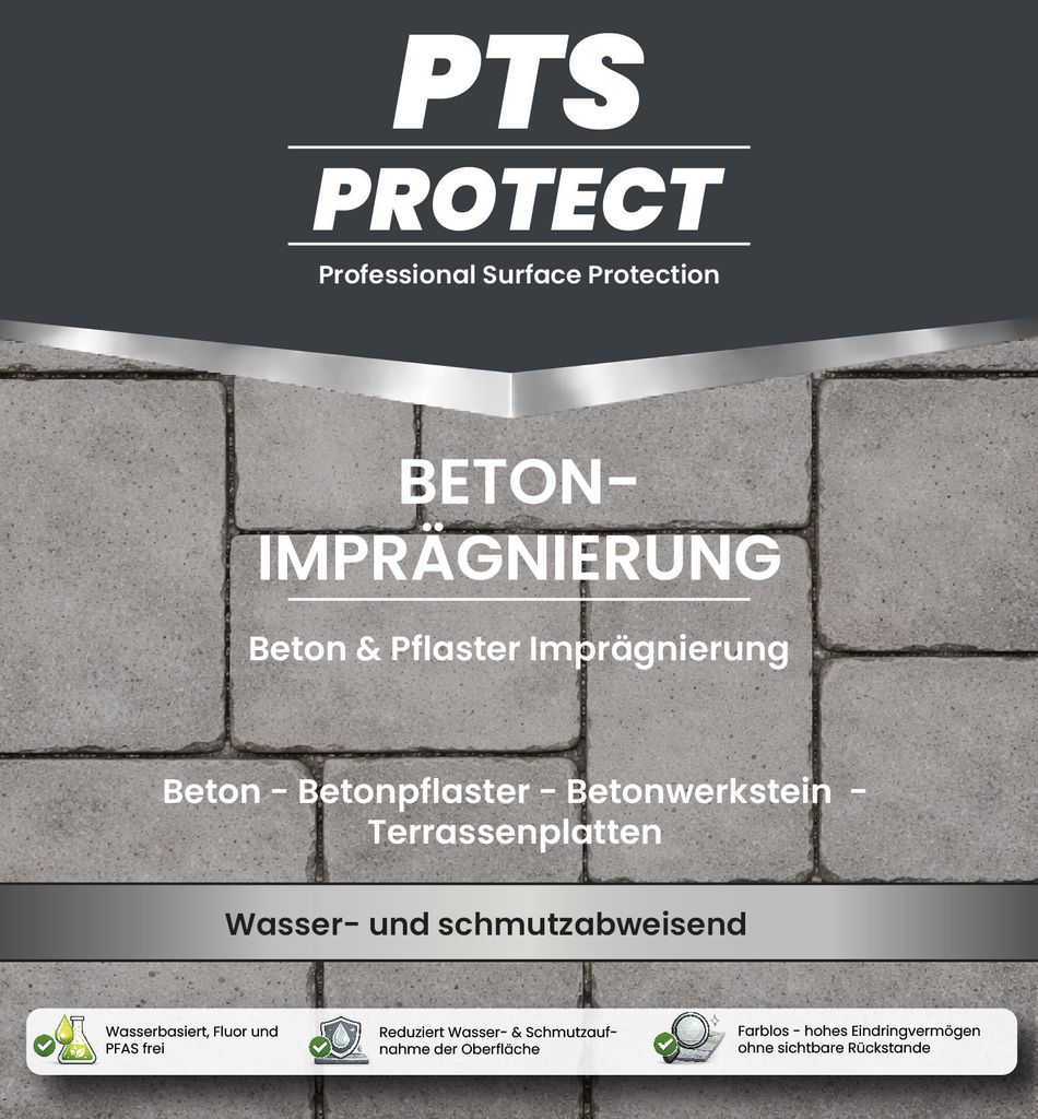 PTS Protect Betonimprägnierung – 5L wasserbasierter Schutz Produktbild 