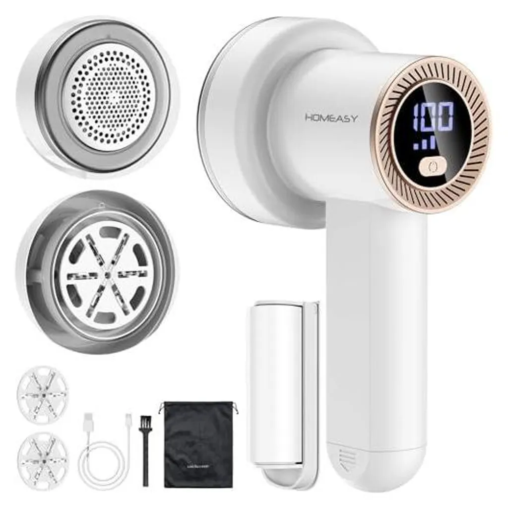 Levapelucchi, Levapelucchi Elettrico Ricaricabile con Cavo di Ricarica USB e Lam