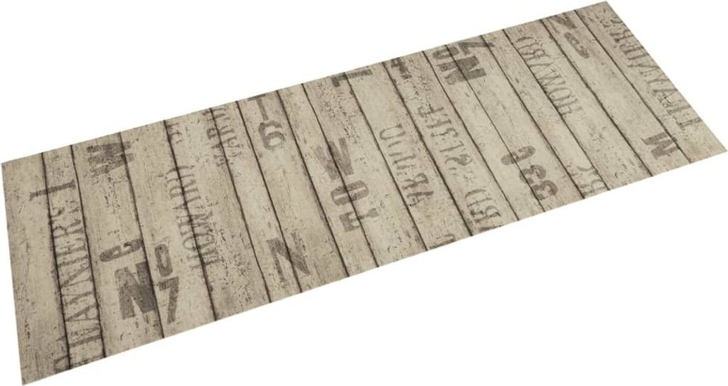 Küchenteppich Waschbar Zaun 60x180 cm Samt