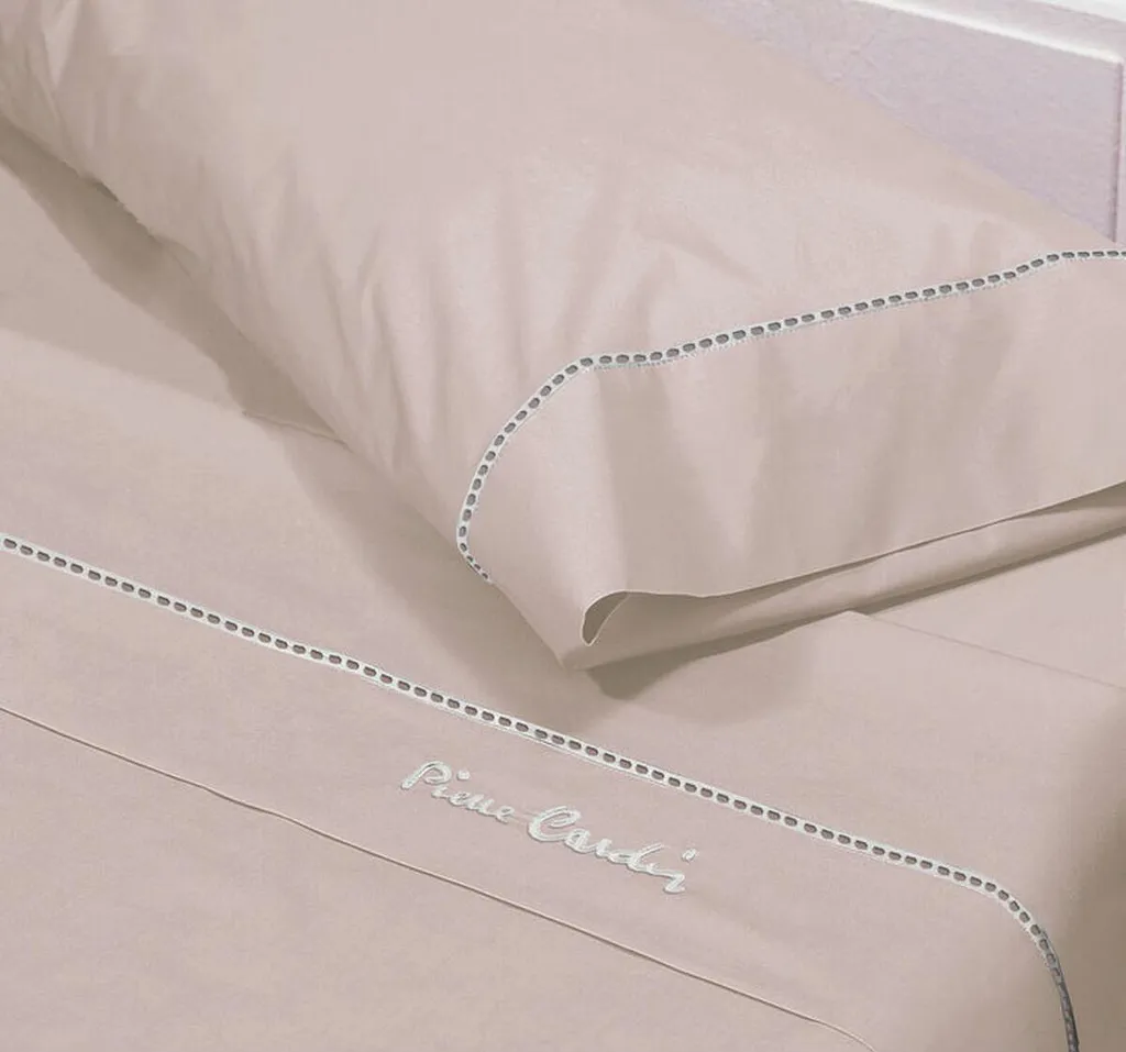 Parure de lit complète Arcadia Rosa Pierre Cardin pour lit double 180