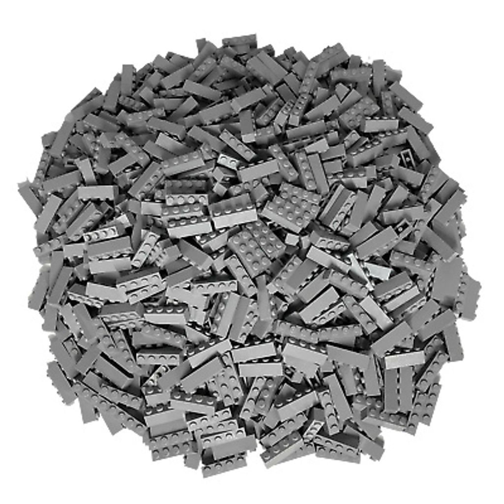 100 mattoni 1x4, grigio chiaro Immagine del prodotto 