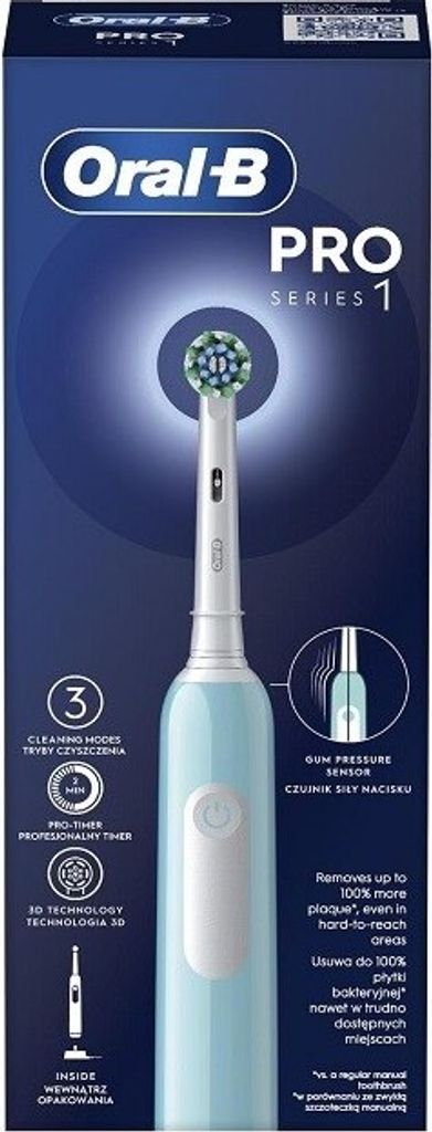 Oral-B PRO1 Caribbean Blue Elektrische Zahnbürste Produktbild 4