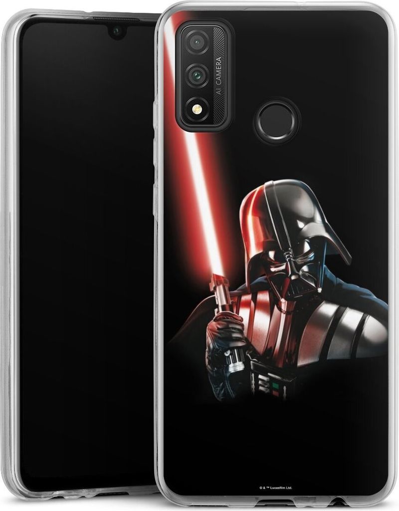 DeinDesign Slim Hülle für Huawei P Smart (2020) Silikon Case Ultra Dünn Handyhülle Darth Vader Fanartikel Star Wars