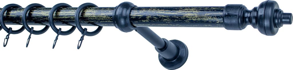 HEXIM Gardinenstange 4m kürzbar Vorhangstange 28mm Komplett Produktbild 