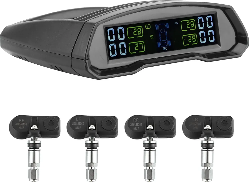 Capteur pression pneu TPMS Solaire : fini les pneus dégonflés au volant