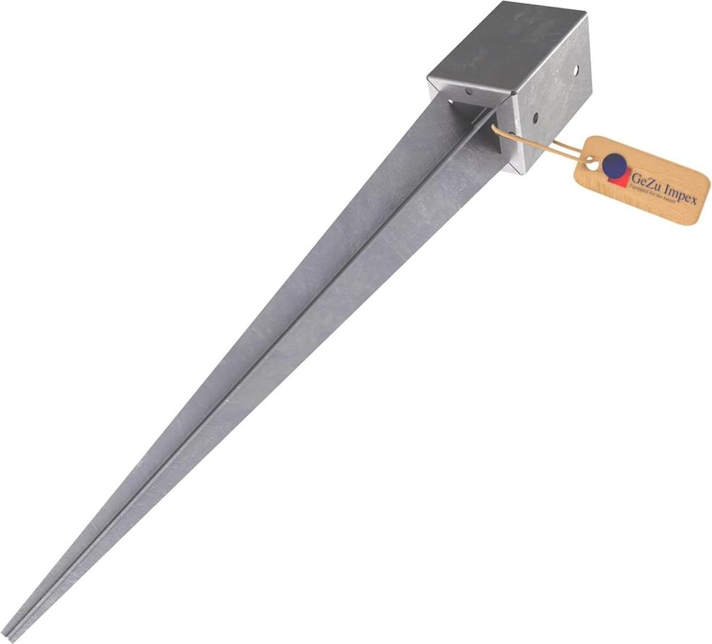 GeZu Impex Einschlagbodenhülse 141 x 141 x 750 mm Produktbild 