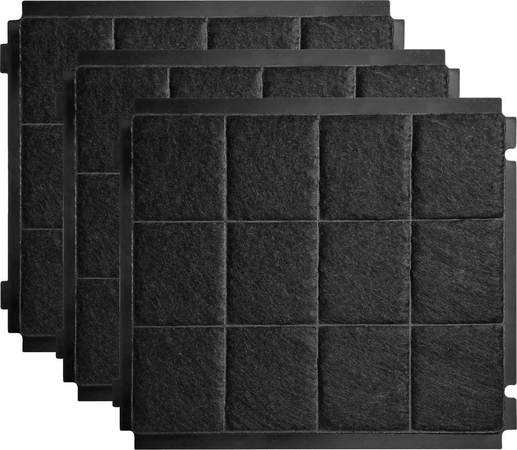 Set di filtri a carboni attivi Airforce (3 pezzi) 26,8x23,8cm per Q-Bic 120