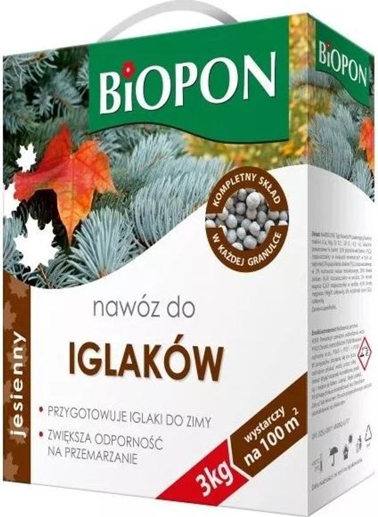 Herbstdünger für Nadelbäume Granulat 3 kg Produktbild 