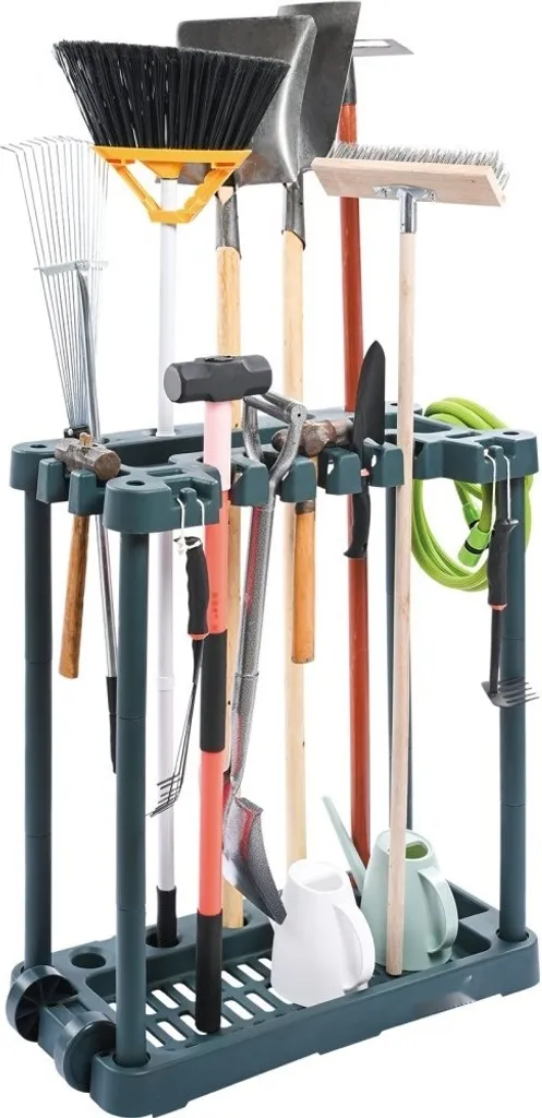 Range-outils de jardin 75cm : fini le désordre avec l'étagère en PP